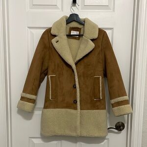 Zara Girls Shearling Coat